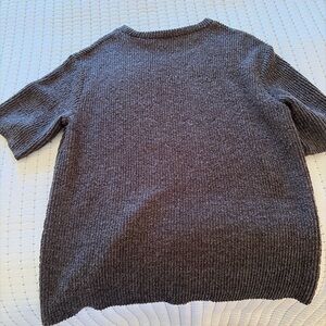 Zara Women's Charcoal Crew Neck Sweater